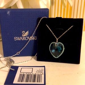 Blue Crystal Swarovski Necklace